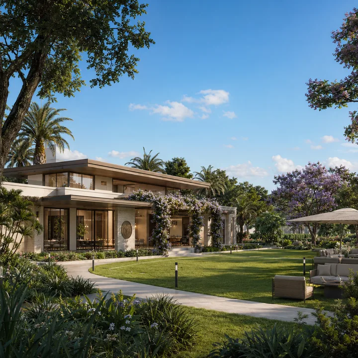 Prestige Meesaganahalli garden home on a wide plot